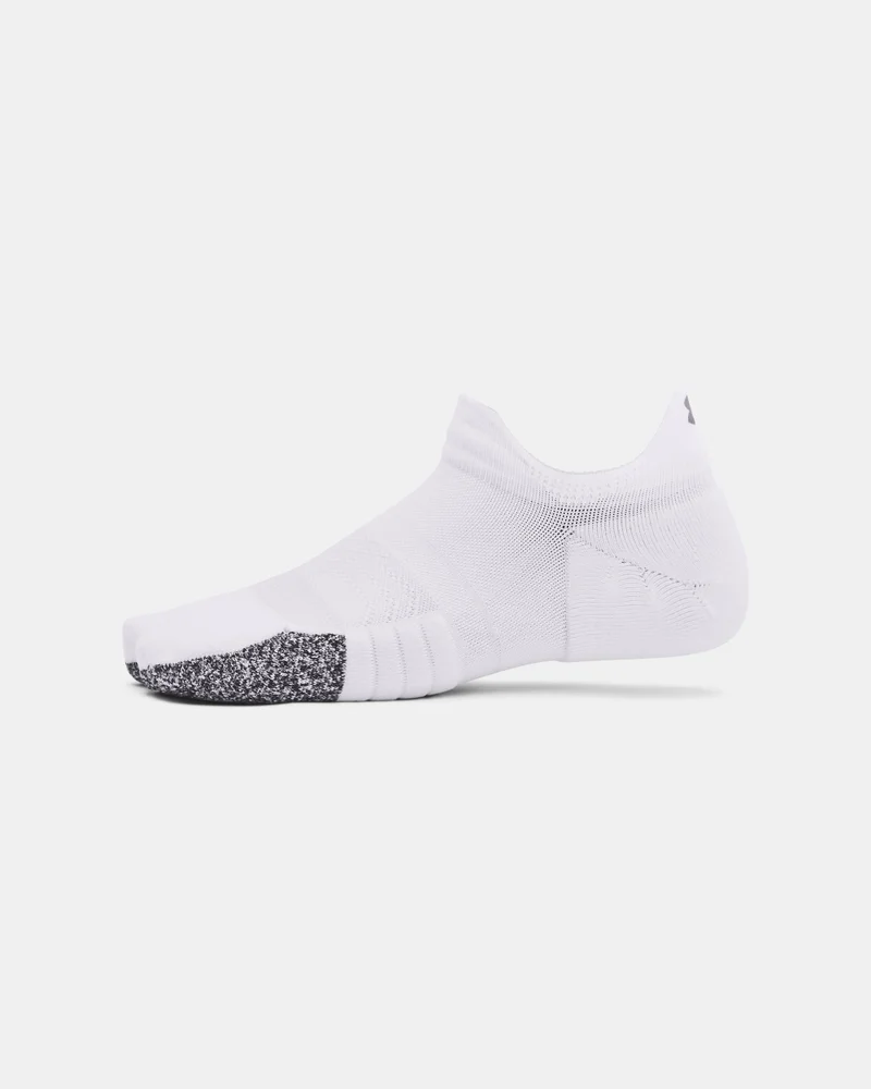 UNDER ARMOUR White Women's UA Breathe No-Show Tab Socks (2-Pack) for Women | Best Price UAE
